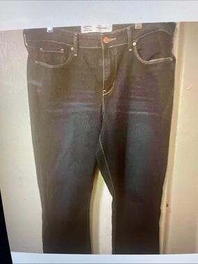 Signature by Levi Strauss Black Straight Leg Jeans